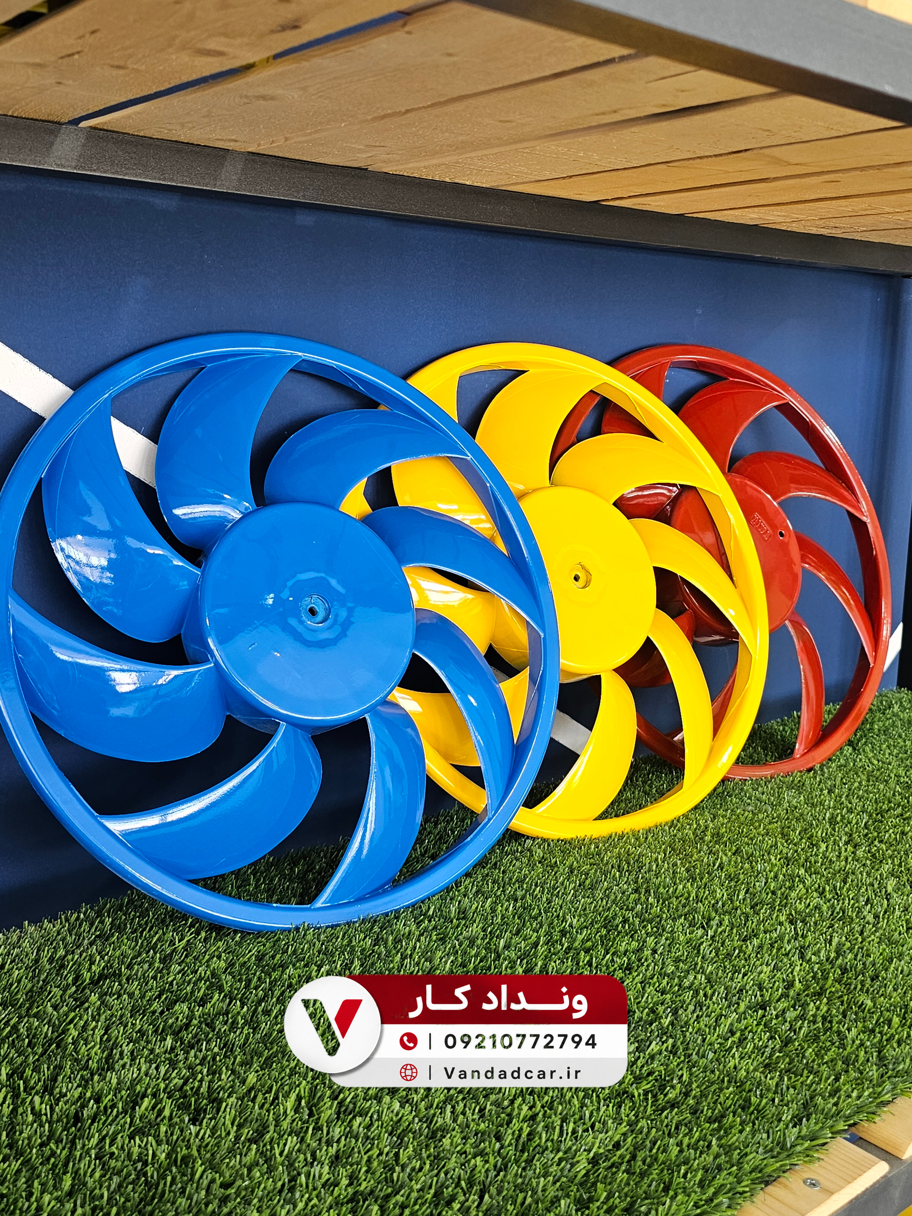 پروانه فن رنگی پژو 206 207